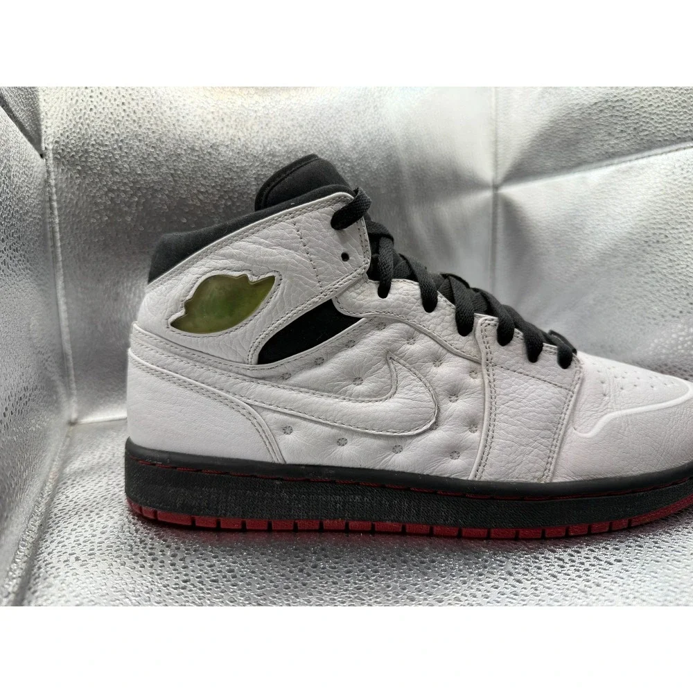Size 10.5 Nike Air Jordan‎ 1 Retro 97 TXT Playoff White Mens Sneakers 555069-101